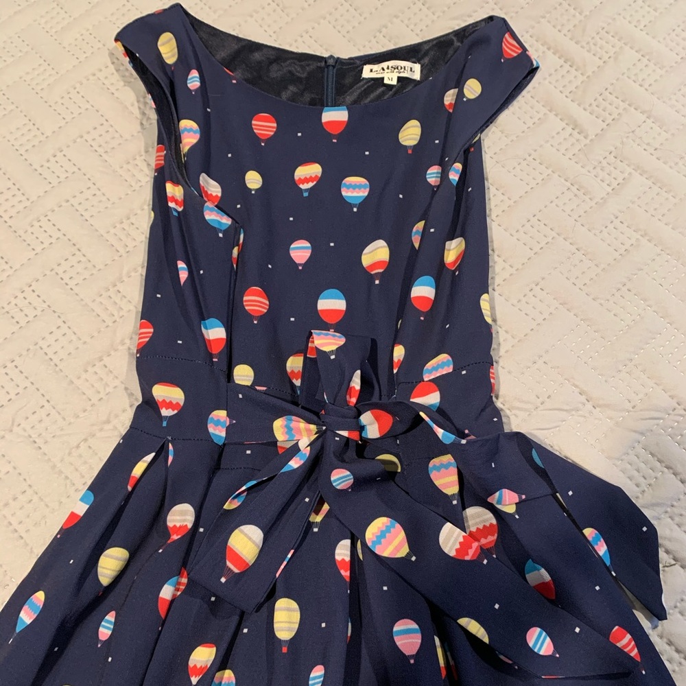 Navy Blue hot air balloon dress